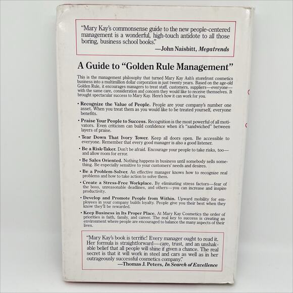 Mary Kay on People Management Book by Mary Kay Ash - Picture 2 of 2